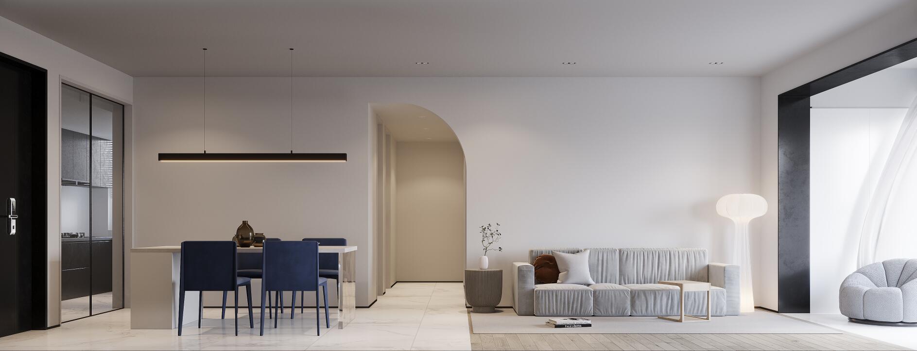 餐廳客廳裝修設計(jì)